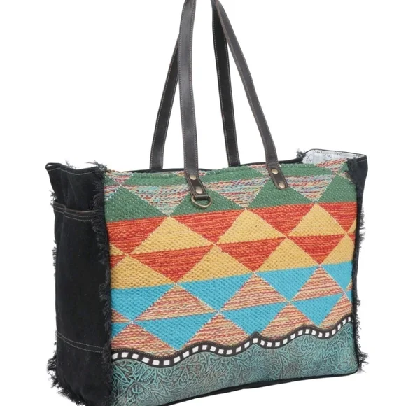 Myra Bag Jazz Flame Weekender Bag - Picture 7 of 7